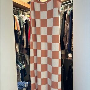 Checkered Sleeveless Dress